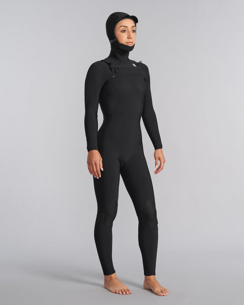 Custom Womens Surf Hooded Fullsuit